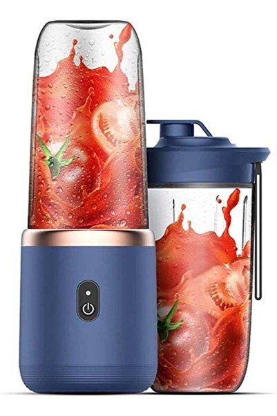 Türkiye Portable Electric Juicer 400ml | Multifunctional Mini Juicer Cup with Lid | USB Rechargeable | Elect