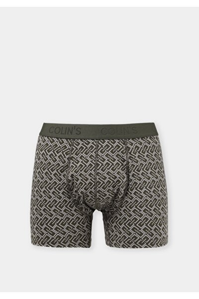 Colin's Modern Fit Printed Men's Green Boxers