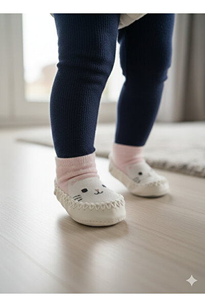 stoks toys Children's Moccasin Socks Booties Slippers - Non-Slip Home & Kinde...