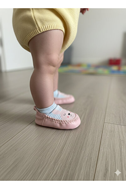 stoks toys Children's Moccasin Socks Booties Slippers - Non-Slip Home & Kinde...
