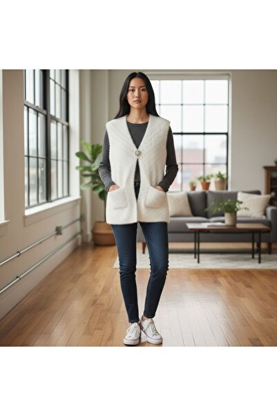 OwenLife Owen Life Angora Knitted Fabric Standard Size Very High Quality Cardigan 38 40 42 44 46 48 Is Suitable