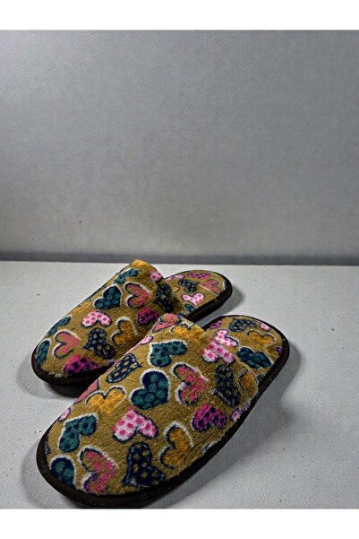 Marblestone Soft Textured Women's House Slippers Colorful Heart Pattern Plush...