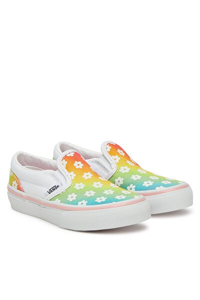 Vans Girls Sneakers White/Multi Glow Rainbow True VN