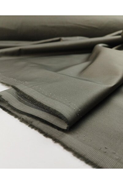 Kumaş Parça Бавовняна тканина сіро-зеленого кольору Ширина: 145 см