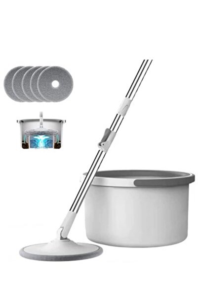 Arabest Mop with Self Separating Dirty Water and Water Purification System Microfibre Pads with Handle