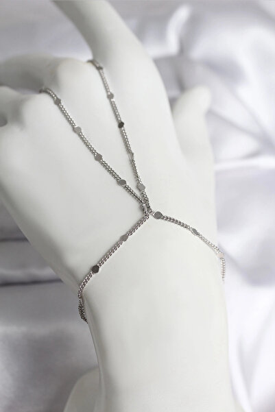 shopwave 316L Steel Silver Color Piecewise Crushed Chain Model Women's Shahme...