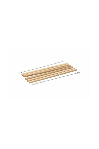 Tognana Natural Love Bamboo Straw Set - 8 Pieces