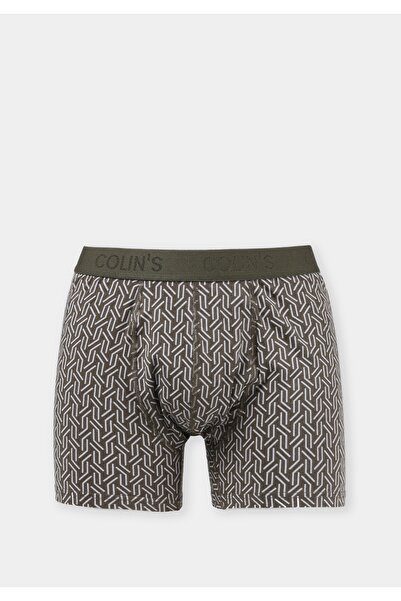 Colin's Modern Fit Printed Men's Green Boxers