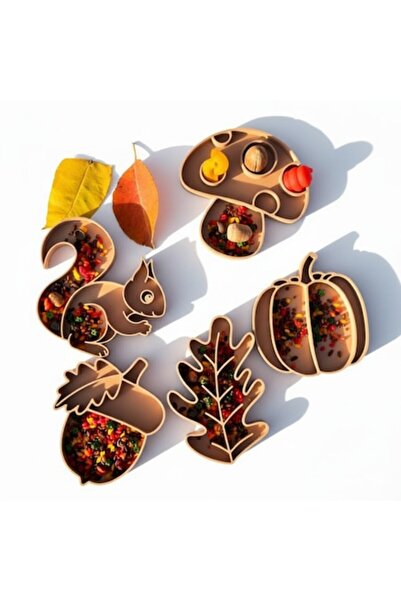 OEM Set de 5 tăvi senzoriale Toamnă