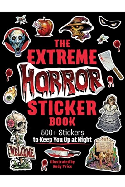 Adams Media Cartea cu stickere horror extrem: Peste 500 de stickere care să t...