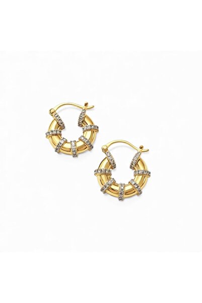 neslyaccessories Vip Series Gold Mini Hoop Earrings