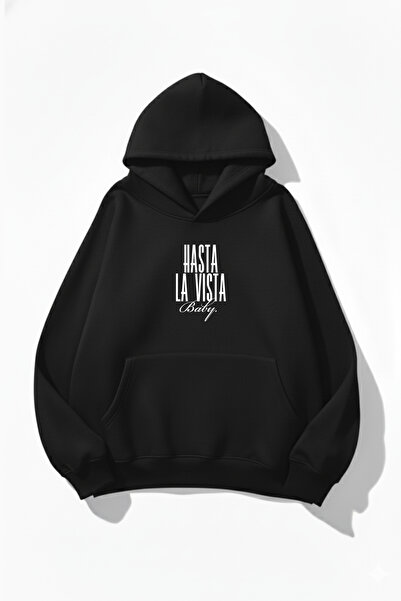 uyguntarz Hanorac unisex cu textura moale Hastala Vista Baby cu imprimeu Desi...