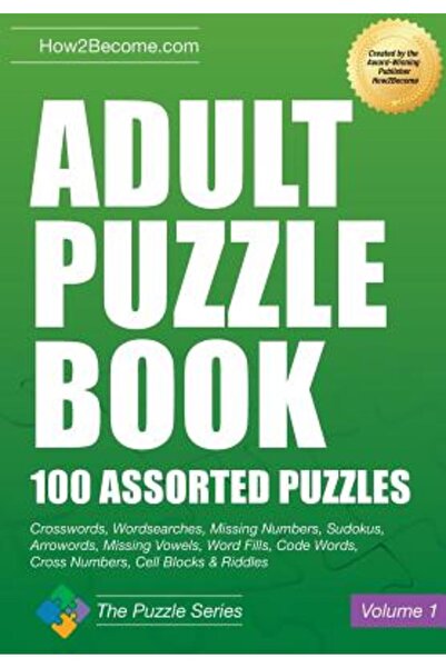 How2Become Adult Puzzle Book: 100 Assorted Puzzles