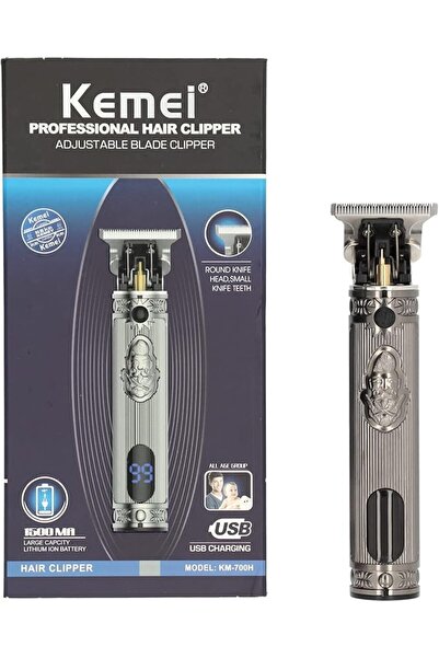 Kemier KEMIE KM-700H Professional Hair Clipper KM-700H, Adjustable Blade, USB Charging