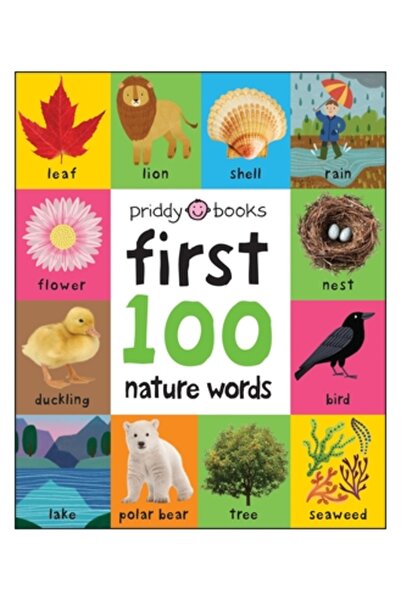 Priddy Books Primele 100 de cărți căptușite: Cuvinte din natură