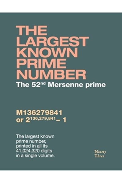 Ingspark Cel mai mare număr prim cunoscut: al 52-lea număr prim Mersenne
