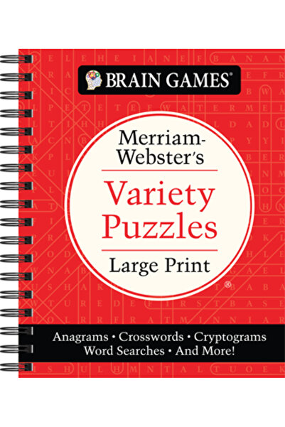 Pubn Intl Brain Games - Merriam-Webster's Variety Puzzles Large Print: Anagra...