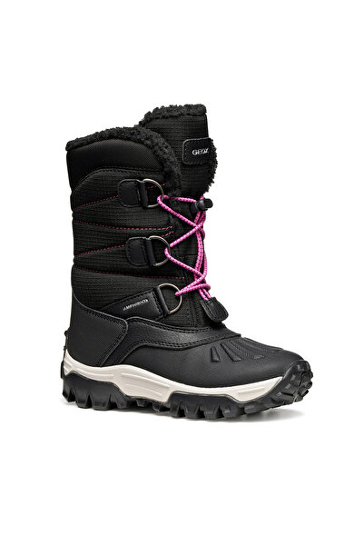 Geox Snow Boots Girls Black/Fuchsia J Himalaya B Ab