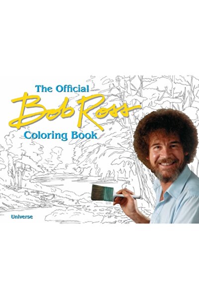 Universe Books Cartea de colorat Bob Ross