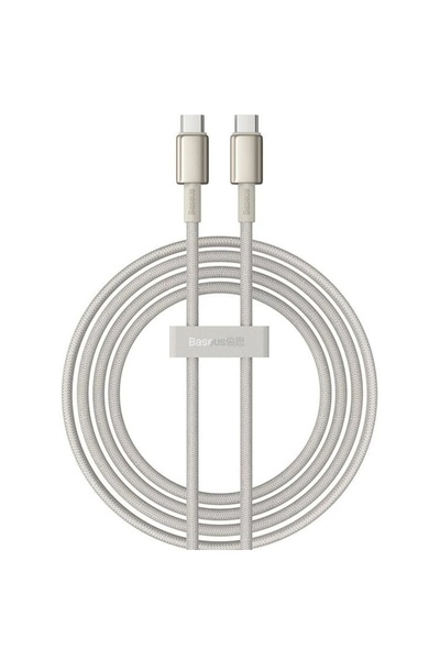 Baseus Type-C to Type-C Data Cable 100W, Super Fast Charging, 2m, 480Mbps, Tungsten Gold, Gold