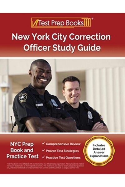Test Prep Books Ghid de studiu pentru ofițerul de corecție din New York: Caie...