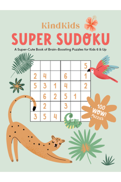 Better Day Books Kindkids Sudoku: A Super-Cute Book of Brain-Boosting Puzzles for Kids 6 & Up