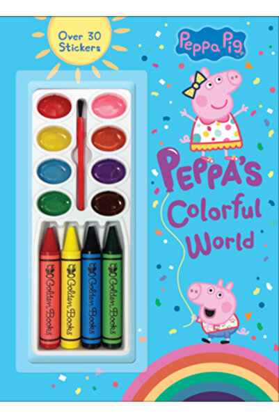 Golden Books Pub Co Inc Lumea colorată a Peppei (Pig. Peppa)