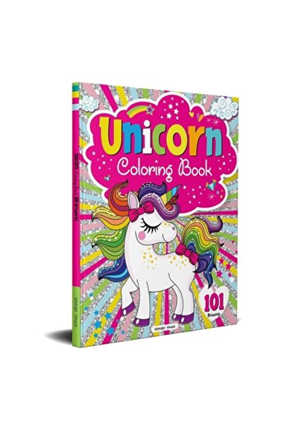 Wonder House Books Carte de colorat cu 101 unicorni: Carte de colorat cu acti...