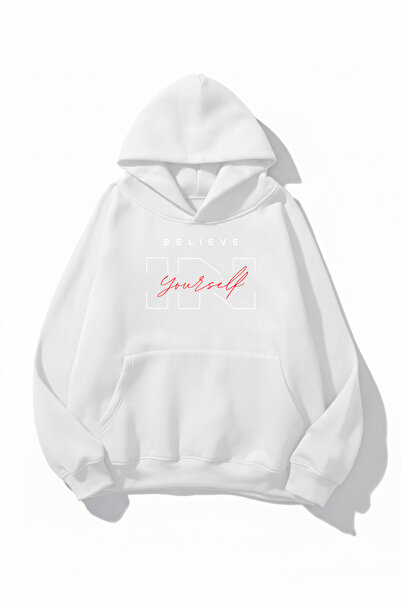 uyguntarz Unisex Soft Textured Believe in Yourself Printed Design Oversized 3...