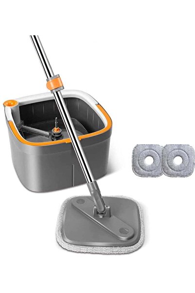 festive Floor Mop Set Spin Mop and Bucket Set