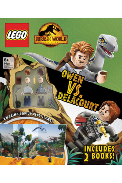Sourcebooks Wonderland Cutie cu peisaje de activități Lego(r) Jurassic World(tm)