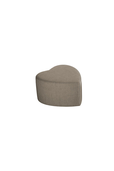 Mobila Laguna Heart Stool, fabric upholstered, 45 x 43 x 32 cm