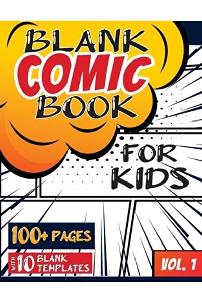 Royal Classics Blank Comic Book for Kids (Ages 4-8, 8-12): (Over 100 Pages) D...