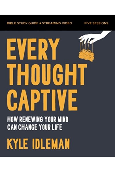 Thomas Nelson Pub Ghid de studiu biblic captiv pentru fiecare gând plus videoclip în streaming: Calmează haosul mental care te ține captiv