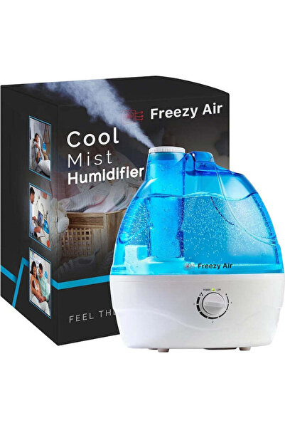 DKD Home Decor Freezy Air VapoFresh Elite Room Humidifier, 2.2 L, 300 ml/h, Auto Off, Steam Adjustment, Blue