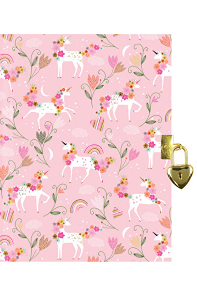 Peter Pauper Jurnal cu lacăt Unicorn Blooms (Jurnal cu lacăt)