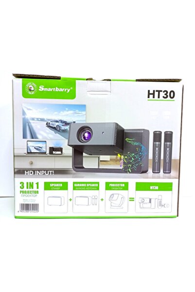 Smartberry HT30 Mini Smart Projector – 4K Supported, Wi-Fi & Bluetooth,