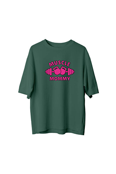 CANDLEMASTORE Muscle Mommy - Oversized T-Shirt