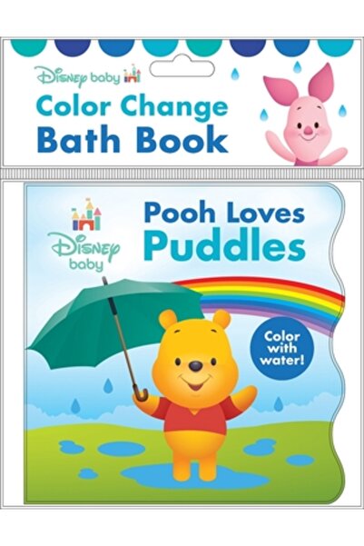 pi kids Disney Baby: Pooh iubește bălțile, carte de baie care își schimbă cul...