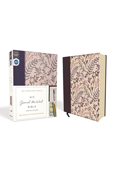 Zondervan Pub House NIV, Jurnalul Bibliei Cuvântului, Pânză peste carton, Flo...