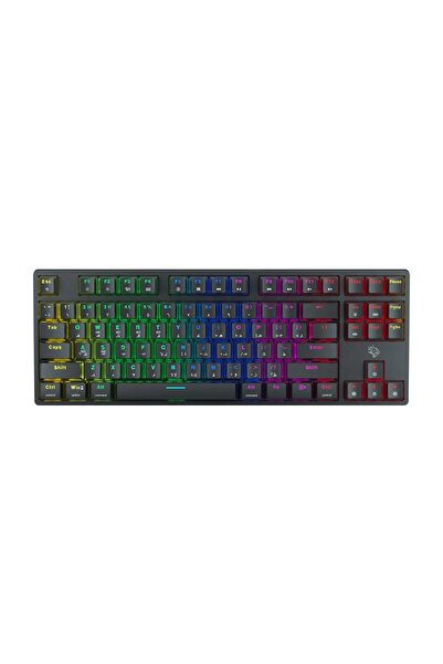 porodo Gaming Gateron Pro 3-in-1 TKL Mechanical Keyboard RGB, Wireless & Wired, Arabic