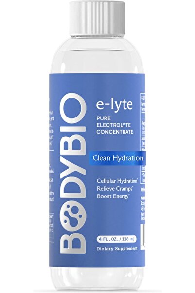 BODYBio E-Lyte Balanced Electrolyte Concentrate, Magnesium, Sodium & Potassiu...
