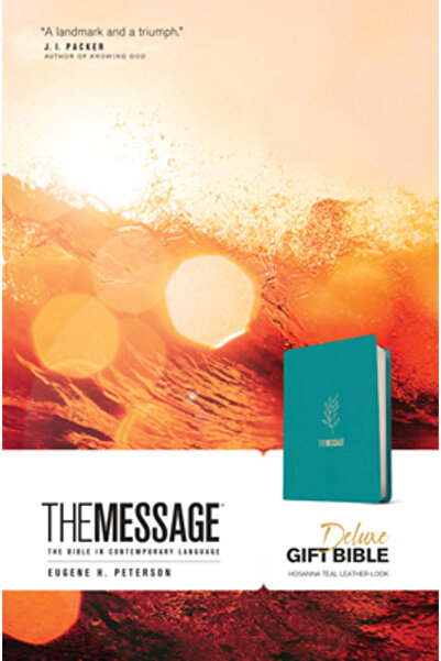 Nav Pr Biblia cadou Deluxe The Message (aspect de piele, Hosanna Teal): Bibli...