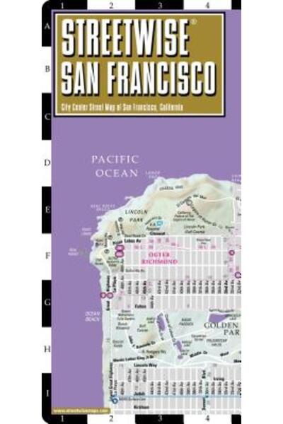 Streetwise Maps Inc Hartă Streetwise San Francisco - Hartă stradală laminată ...
