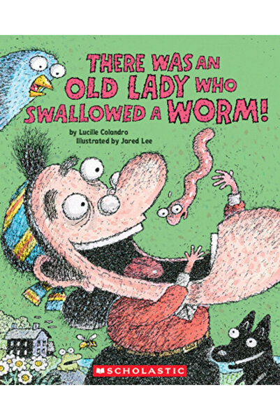Cartwheel Books A fost o bătrână care a înghițit un vierme!