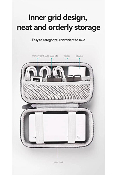 1way Portable, shatterproof bag for cables and batteries