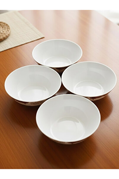 Bisbell 6-Inch Melamine Soup & Salad Bowl - Red Lianas Floral Print, Shatter-...