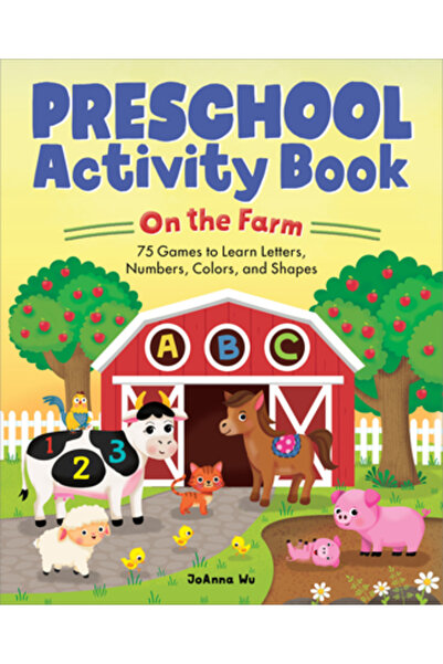 Rockridge Pr Caiet de activități preșcolare la fermă: 75 de jocuri pentru a î...