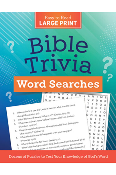 Barbour Publ Inc Căutări de cuvinte biblice cu caractere mari: Zeci de puzzle...