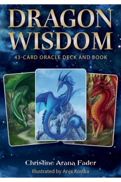 Earthdancer Books Înțelepciunea Dragonului: Pachet Oracol cu ​​43 de cărți și...
